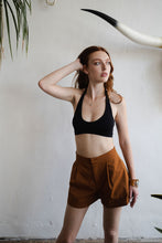 Load image into Gallery viewer, Solid Halter Bralette XS/S / Black
