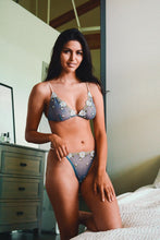 Load image into Gallery viewer, Spring Fling Floral Mesh Bralette Small / Periwinkle
