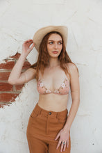 Load image into Gallery viewer, Spring Fling Floral Mesh Bralette Small / Pink
