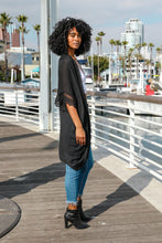 Load image into Gallery viewer, Sunshine Lace Trim Kimono
