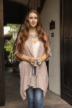 Load image into Gallery viewer, Sunshine Lace Trim Kimono
