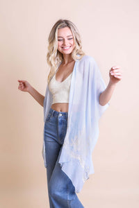 Chic Embroidered Kimono – Sophisticated Floral Design