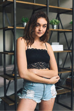 Load image into Gallery viewer, Wide Lace Bandeau Bralette
